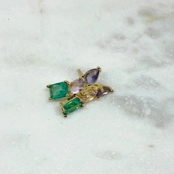 Colorful Stud Earrings - Picture 5 of 5